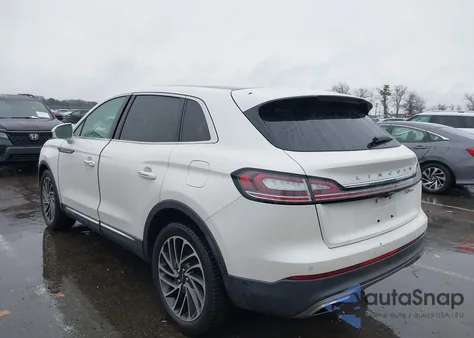 2019 Lincoln Nautilus Reserve z USA, uszkodzony, nr VIN 2LMPJ8L95KBL16838